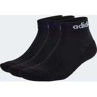 Adidas Linear Cushioned Ankle Socken 3 Paar Black / White 43-45