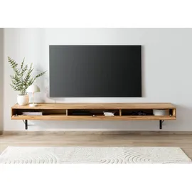 MASSIVMOEBEL24.DE Wien Lowboard 180x43x17 cm Beige Massivholz