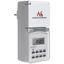 Maclean Brackets Maclean MCE08G Digital Zeitschaltuhr für Außenbereich mit 10 Programmen