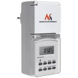 Maclean Brackets Maclean MCE08G Digital Zeitschaltuhr für Außenbereich mit 10 Programmen