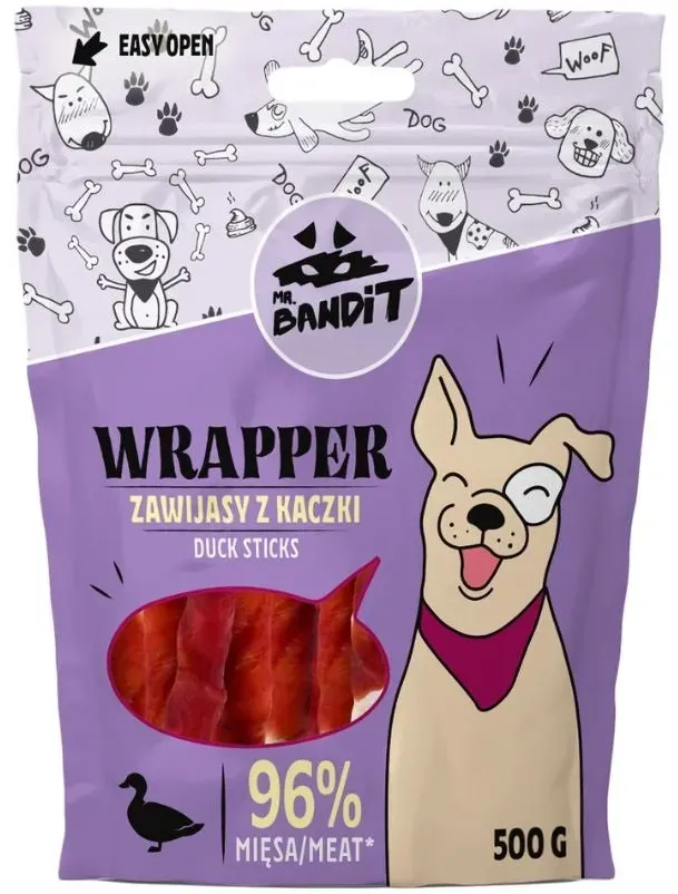 MR. BANDIT Wrapper Entenwickel für Hunde 500 g