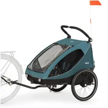 hauck Dryk Duo Kinderanhänger Ocean Green