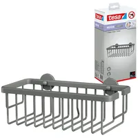 Tesa tesa, Duschablage, MOON GREY Duschablage inkl. Klebelösung ohne