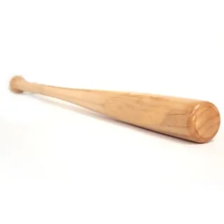 Robuster Baseballschläger aus Holz, Ball und Handschuhe, Training, Training, Outdoor-Sport, Spaß-Set UK (nur 61 cm Holzschläger)