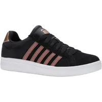 K-Swiss Court Tiebreak SDE Sneaker, Black/Rosegold, 39 EU