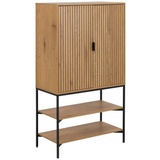 Livetastic Highboard, Eichefarben & 80x140x40 cm,