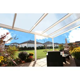 SKANHOLZ Terrassendach Garda 648 x 257 cm weiß