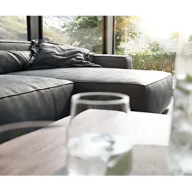 DeLife Ecksofa Sirpio XL 370x170 cm Lederimitat Vintage Anthrazit