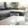 DeLife Ecksofa Sirpio XL 370x170 cm Lederimitat Vintage Anthrazit