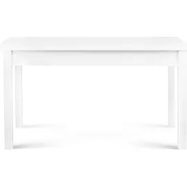 Konsimo Cenare Klappbarer Esstisch Ausziehbar, Weiß, - Konsimo