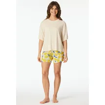 SCHIESSER Shorty Pyjama-Shorts Weiß 42