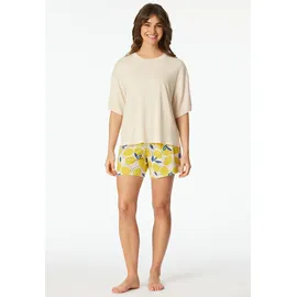 SCHIESSER Shorty Pyjama-Shorts Weiß 42