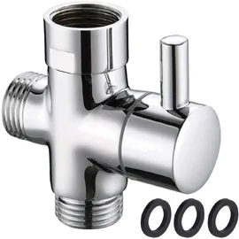 ulisem 3 Wege Umschaltventil 20 mm G 1/2" silber