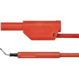 Schützinger AL 8321 / ZPK / 1 / 100 / RT Adapterleitung Stecker 4mm Prüfspitze Rot 1St.