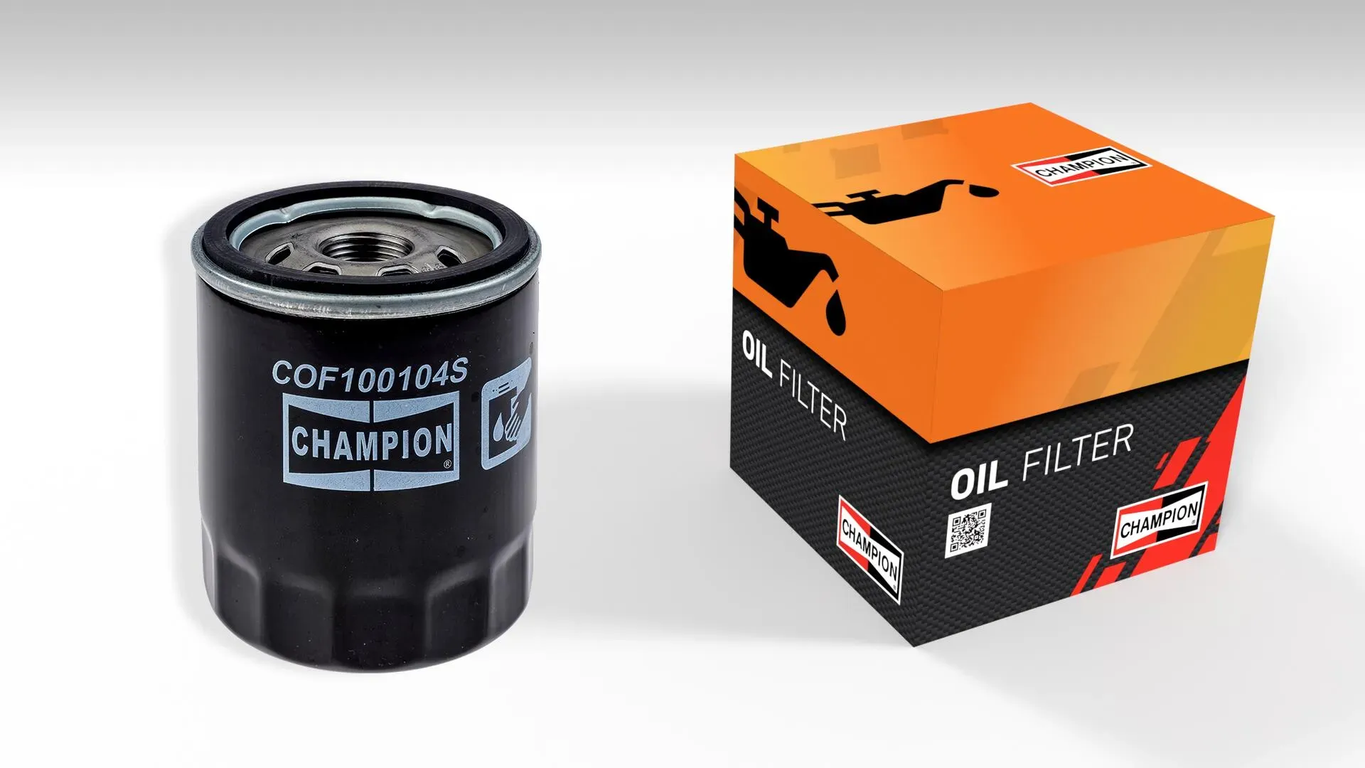 CHAMPION Ölfilter cof100104s Anschraubfilter 87mm Gewindemaß13/16-16 UNF für Ford GM SAIC MOTOR RENAULT ROVER LOTUS LAND