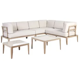 Beliani Lounge Set 6-tlg. Beige