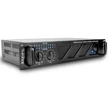 Ibiza AMP600-MKII Professioneller PA-Verstärker 2x480 W – 19-Zoll-Rack-montierbarer Stereo-Leistungsverstärker mit Cinch-/Klinkeneingängen, Speakon-/Klemmenblock-Ausgängen und elektronischem Schutz