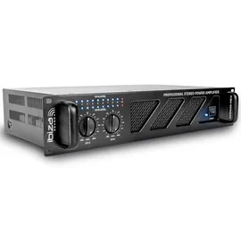 Ibiza AMP600-MKII Professioneller PA-Verstärker 2x480 W – 19-Zoll-Rack-montierbarer Stereo-Leistungsverstärker mit Cinch-/Klinkeneingängen, Speakon-/Klemmenblock-Ausgängen und elektronischem Schutz