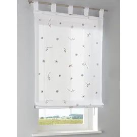 Heine Bändchenrollo 60 x 140 cm weiß/bunt