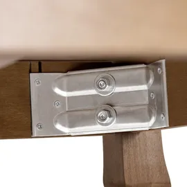 Konsimo Esstisch ausziehbar bis 190cm, rechteckig 'cabio', Braun, laminierte Möbelplatte, Elegant, 150-190x76,5x80 - Konsimo