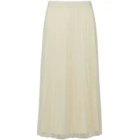 s.Oliver Midi-Rock Faltenrock Beige 38