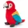 Uni-Toys Papagei 20 cm Rot
