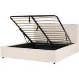 Beliani Polsterbett 180 x 200 cm Beige