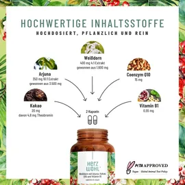 NATURTREU Herzwohl Herz-Komplex mit Weißdorn Arjuna und Q10