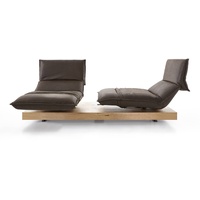 KOINOR Sofa Edit - Free Motion Leder Tabacco