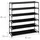 Relaxdays Schuhregal 83 x 90 x 28 cm schwarz
