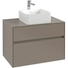 Villeroy & Boch V&B Waschtischunterschrank Collaro 80x54,8x50cm, WT mi, LED 5,7 W, bla Oa