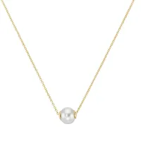 Luigi Merano Collier Süßwasserperle, Gold 585 45 cm Damen