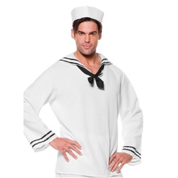 Underwraps Kostüm Matrose weiß, Seefahrer Kostüm in hoher Qualität zum tollen Preis weiß XL