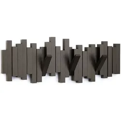 Umbra Wandgarderobe Stäbchen espresso