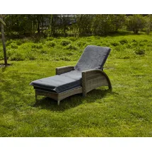 Sansibar Liegenauflage 75 x 200 cm Grau