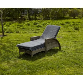 Sansibar Liegenauflage 75 x 200 cm Grau