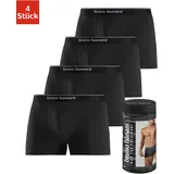 bruno banani Boxer »Boxershorts für Herren«, (Dose, 4 St.), in der Dose verpackt Bruno Banani schwarz