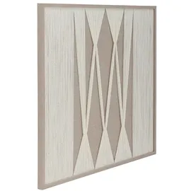 Daheim Wandbild 80 x cm Didder Baumwolle Beige