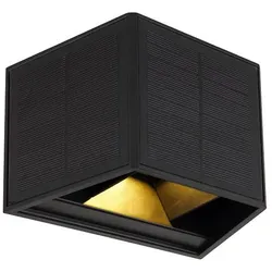 Solarleuchte Kunststoff Schwarz, 1Xled Solarleuchte Kunststoff Schwarz, Led