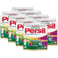 Persil Color Megaperls 128 WL (8 x 16 Waschladungen), Colorwaschmittel mit Tiefenrein Technologie, Waschmittel für reine Wäsche & hygienische Frische für die Maschine, 20 °C bis 60 °C