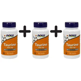 NOW Foods Taurine 500 mg veg Kapseln 100 St.