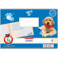 Herlitz 1957737 Schreiblernheft, DIN A4 quer, Lineatur SL