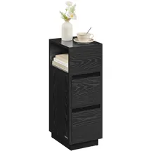 VASAGLE Nachtschrank Kailyn 2 x 30 x 40 cm Ebenholzschwarz
