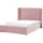 Beliani Polsterbett 140 x 200 cm Rosa