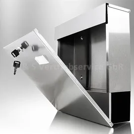 BITUXX MS-13175 Silber inkl. Zeitungsfach