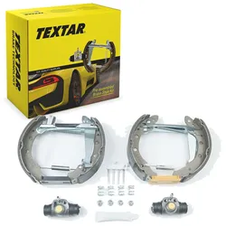 Textar Bremsbackensatz Vormontiert Hinterachse Passend Für Audi 80 90 84018301: Bremsbackensatz Audi: 1h0609526 Audi: 331609526 Audi: 443609527 Audi: