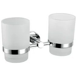 Novaservis Zahnbürstenhalter Mephisto Chrom Metall, Glas 6857.0