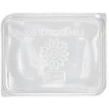 Papstar STARPAK Deckel für Einweg-Menüschalen 23,4 x 18,7 cm