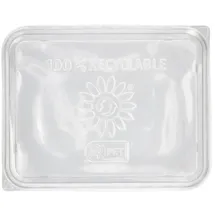 Papstar STARPAK Deckel für Einweg-Menüschalen 23,4 x 18,7 cm