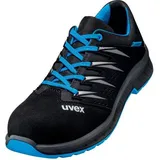 Uvex 2 trend Halbschuhe S1 69379 blau, schwarz Weite 12 49